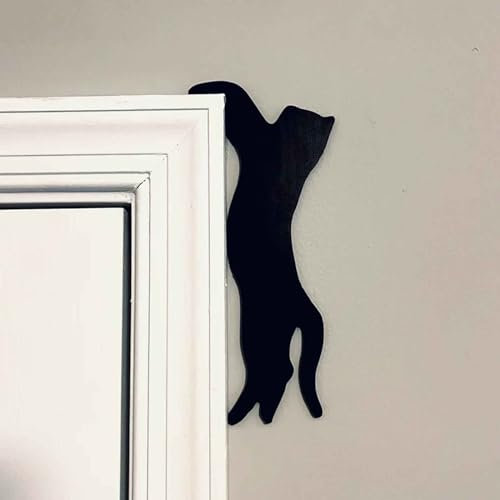 wuitopue 1PC Home Holiday Cats Door Frame Decoration Pendant Decorations Funny Xmas Party Decor Xmas Gifts