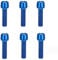 6 Pcs Bicycles Stem Screw Bike Stem Bolts Tapered Head Bolts Screws With Washers Bike Steering Handlebar Parts Bicycles Stem Screws For Road Bike Easy Installation