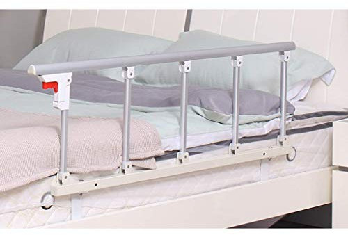 KISYHOLG Faltbarer Bettgitter-Sicherheits-Seitenschutz für ältere Erwachsene, Hilfsgriff, Bettgeländer, Krankenhaus-Metallgriff-Stoßstange (Farbe: C, Größe: 120 x 40 cm) (A 120 x 40 cm)