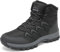 DANNTO Herren Warme Gefütterte Winterschuhe Winterstiefel Wanderschuhe Trekkingschuhe Draussen Schneestiefel (Schwarz-C,46)