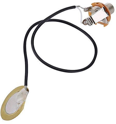 Fegtrtyoa Akustik Gitarren Vorverdrahteter Verstärker Piezo Jack Pickup Zubehör