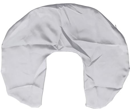 Stillkissenbezug aus Satin, Weich, Waschbar, Atmungsaktiv, Hautfreundlich, Stillkissenbezug Zum Füttern (Grau)