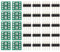 EMSea 10 Stück MSOP8 SOP8 SOIC8 auf DIP8 Konverter-Platine mit 4-poligem Vergoldetem Stift für die Reparatur Elektronischer Geräte Im Labor Heimwerkerindustrie