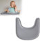 Tray für Hochstuhl,Tablett Kompatibel mit Stokke Tripp Trapp Stuhl,100% BPA-frei,Einfach zu montieren,glatter Oberfläche starker Saugkraft,Hochstuhlzubehör für Kleinkinder 6–36 Monate (Grau)
