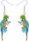 Papagei Ohrringe, Papagei Ohrringe für Damen, Acryl Ohrringes Papageis, Hawaii Ohrringes Damen, Sommerschmuckgeschenke für Frauen Und Mädchen, Strand- Und Reisekleidungszubehör/C