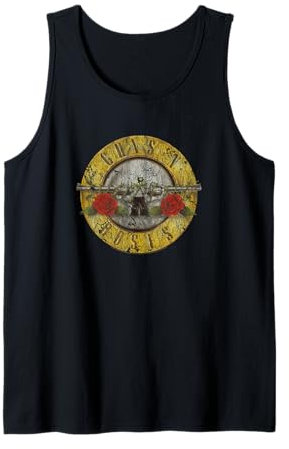 Guns N’ Roses Vintage Bullet Logo Hard Rock Music Band Tank Top