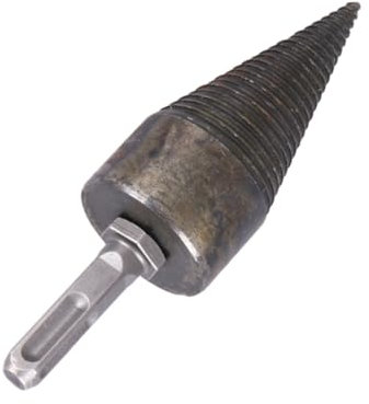 ibasenice 1 Satz Elektrobohrgeräte -hacking -artefakt Groß Plus Holzbearbeitung Schneiden Hacken Holzspaltbohrer Holzspalter Elektrowerkzeuge Maschine Holzspaltwerkzeug Black