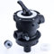 SP0714T Vanne multiport à montage supérieur compatible avec filtre à sable Hayward Vari-Flo XL, VL et Pro, plomberie de 3,8 cm, contrôle 7 positions, noir