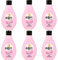 Adorn Caring Shampoo Glossy per Capelli Lisci, Set di 6, 250ml, Rosa