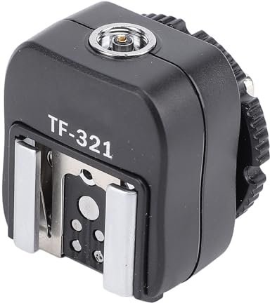 SUPYINI Blitzschuh-Adapter, PC-Port-Blitz-Blitzschuh-Halterung mit Zentraler Schnittstelle für Blitzgeräte der EL-Serie und Kameras der R-E-Serie