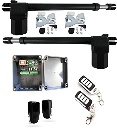 Kit Instalmatic BAT 400 motor doble puerta batiente. Kit completo motorización cancela batiente de 2 hojas, calidad profesional.