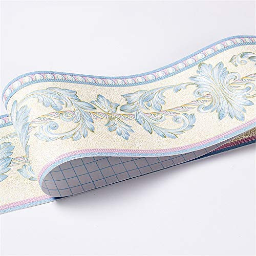 Bordüre Selbstklebend PVC Tapete Aufkleber,Wandtattoo,Wasserdichte Bad Bordüre Stciker,Wandbordüre fur Küche, Badezimmer, Wand Decor (#16)