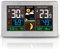 VORRINC Wetterstation Funk mit Außensensor,Wettervorhersage,Farbdisplay,Innen Aussen Digital Thermometer,Hydrometer Feuchtigkeit, DCF Empfangssignal Funkuhr,Mondphase(Silber)
