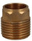 Rotguss-Lötfitting Übergangsnippel 35 mm x 1 1/2 Zoll AG - Typ 4243G, DVGW