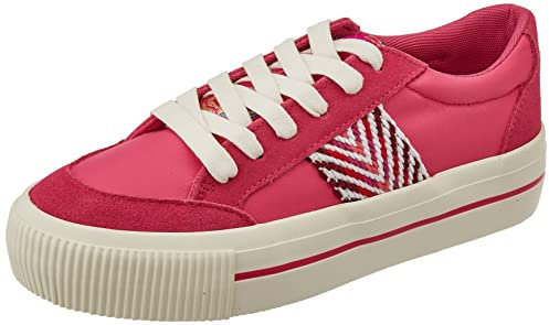 Desigual Damen Shoes_Street_Exotic Sneaker, Red, 40 EU