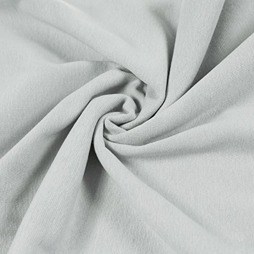 1m Bündchenstoff Schlauchware 35(70) cm breit Meterware Jersey Oeko-Tex, Größe:1 Meter, Farbe:hellgrau
