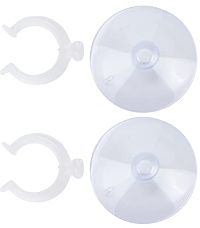 Aquarium Airline Schlauchhalter, Aquarium Airline Schlauch Saugnapf wiederverwendbar mit Clips für Aquarium für Aquarium(Kann 22-25mm Klemmen)