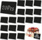 Mini Kreidetafel,20Pcs Kreidetafel zum Beschriften,10cm*7cm Mini Tisch Tafeln Set,Kunststoff Tafelschilder als Preisaufsteller Platzkarte Namensschild für Buffet Hochzeit Party