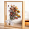 Cadre Flottant en Chêne Clair 20,3 x 25,4 cm - Double Photo en Verre - Présentoir Décoratif en Bois pour Fleurs Séchées