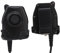 Walkie-Talkie-Kopfhörer-K-Kopf-PTT-Adapter, 360-Grad-Gürtelclip, Wasserdichter, Knopfaktivierter PTT, Geeignet für Z-Tactical-Headset, Hochwertiges ABS-Material, Kompatibel mit