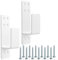 2x4 winkel metall, verstärkte Tür Barrikade Klammern für Home Security, langlebig(White)