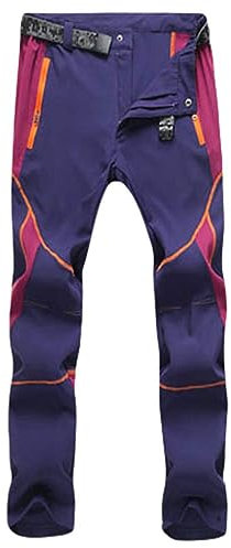 Generisch Schneehose Damen, Warm Atmungsaktiv Skihose Snowboardhose Große Größen Wanderhose Winter wasserdichte Trekkinghose Schneehose Slim Fit Gefütterte Softshellhose Skihose Schwarz Outdoorhose