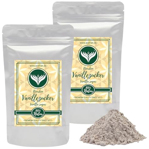 Bourbon Vanillezucker - Vanille Zucker mit echter Bourbonvanille aus Madagaskar 500g