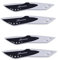 Bcowtte 4X Front Auto Scheibenwischer Spoiler Presser mit Strass, 750003139