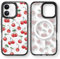 Rosarnnah Kompatibel mit iPhone 16 Hülle für Magsafe – Kirsche Schwarz Cover Design – niedliche Ästhetik Handyhülle für iPhone 16 6.1