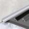 Raouoae Wandabschlussleiste Mit Kanal 135 cm * 2 Stück Aluminiumlegierung Arbeitsplatte Abschlussleiste Küchenabschlussleiste - Die Ultimative Lösung Für Saubere Übergänge(Silber,Breite: 2.3 cm)
