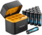 AA Rechargeable Battery with Charger,3000mWh Lithium Aa Battery 16 Count 1.5V,Double A Batteries High Capacity,Lithium ion Batteries with Charging Storage Box,Lithium Batter for Blink Camera Xbox