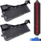 EATBALE Pièces de rechange pour filtre eau pour station de base et brosse autonettoyante pour Roborock S7 Max Ultra aspirateur robot 1 brosse d'entretien 2 filtres pour station de lavage automatique