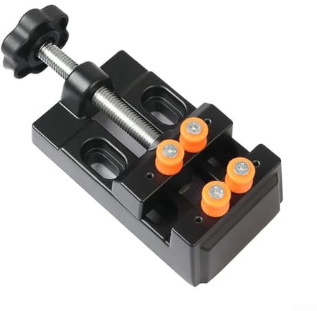 Prensa de mesa pequeña para varias aplicaciones, herramienta de sujeción resistente con diseño de agarre no dañino