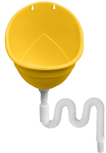 Urinales pour hommes, urinoirs sans eau pour hommes 11.6x9.5x13.6 PP à l'épreuve des éclabous