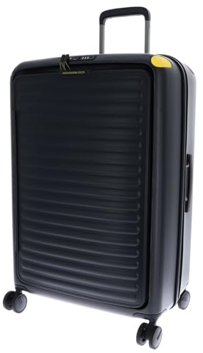 Mandarina Duck Smart Duck Exp Trolley Dark Gloss Black 75cm