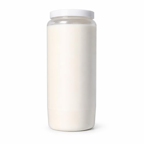 Horeca Candles Grabkerzen aus Pflanzenöl Nr. 7 - Weiß - 7 Tage Brenndauer (168 Stunden) - 20er Set Öllichter für Grabdeko - Grablichter & Trauerkerzen Ohne Duft