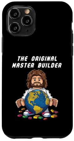 Custodia per iPhone 11 Pro Original Master Builder Funny Jesus Christian Faith