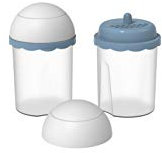 BIESSE Pin-Up Dosaformaggio con Coperchio Salvafreschezza, Azzurro, 8.5 x 8.5 x 13.5 cm
