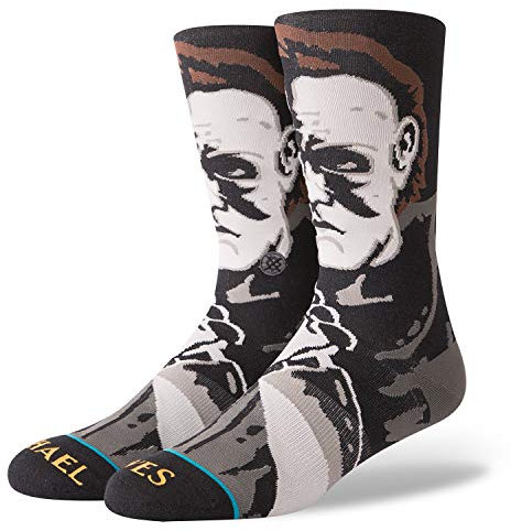Stance Herren Halloween Michael Myers Socken Packung mit 1 Schwarz 42-45