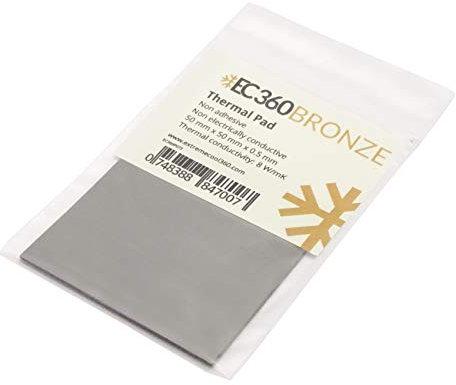 EC360® Bronze 8W/mK Wärmeleitpad (50 x 50 x 0,5 mm)