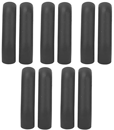 Bremshebel Schutz, 5 Paar Silikon Anti Rutsch Bike Bremshebel Sleeve Grip-Schutz-Abdeckung(Schwarz)