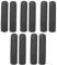 Bremshebel Schutz, 5 Paar Silikon Anti Rutsch Bike Bremshebel Sleeve Grip-Schutz-Abdeckung(Schwarz)