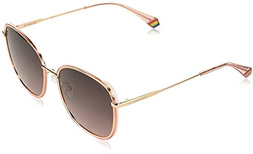 Polaroid Unisex PLD 6117/g/s Sunglasses, S45/JR PINK Gold, 61