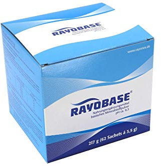 Rayobase mit basischen Mineralstoffen und Zink. Zink trägt zu einem normalen Säure-Basen-Soffwechsel bei, 62 Portionsbeutel je 3,5 g