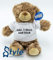 Kuscheltier Bär Bodo - inklusive-T-Shirt und kostenloser Personalisierung (Stick oder Druck)