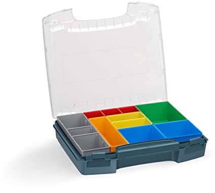 Aufbewahrungssystem für Schrauben | i-BOXX professional blau mit Insetbox H3 | Ideal für i-BOXX RACK & LS-BOXX | Ideale Sortierkästen Kunststoff