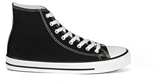 CULTZ Diamond Unisex Sneaker Damen Herren High Top Turnschuhe Black 37