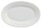 Fuente ovalada fabricada en vidrio opal, ideal para servir postres, aperitivos o comidas, apto para lavavajillas.2x 15 x 22 cm