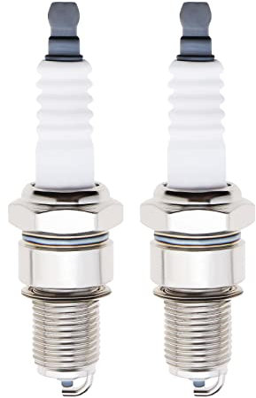 The Lord of the Tools 2pcs Bougie d'allumage F6TC Remplacement pour Tondeuse à Gazon Compatible avec GX110 GX120 GX140 GX160 Moteur Accessoire Diamètre de Filetage 14mm