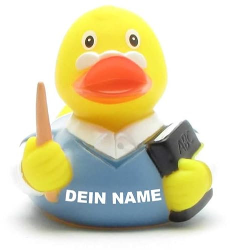 Badeente - personalisierbar (Lehrer Ente)